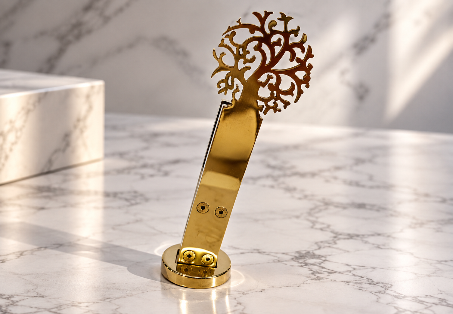 SS 304 Rose Gold Tree Spigot